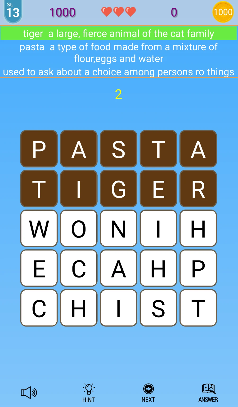 Word Anagram screenshot